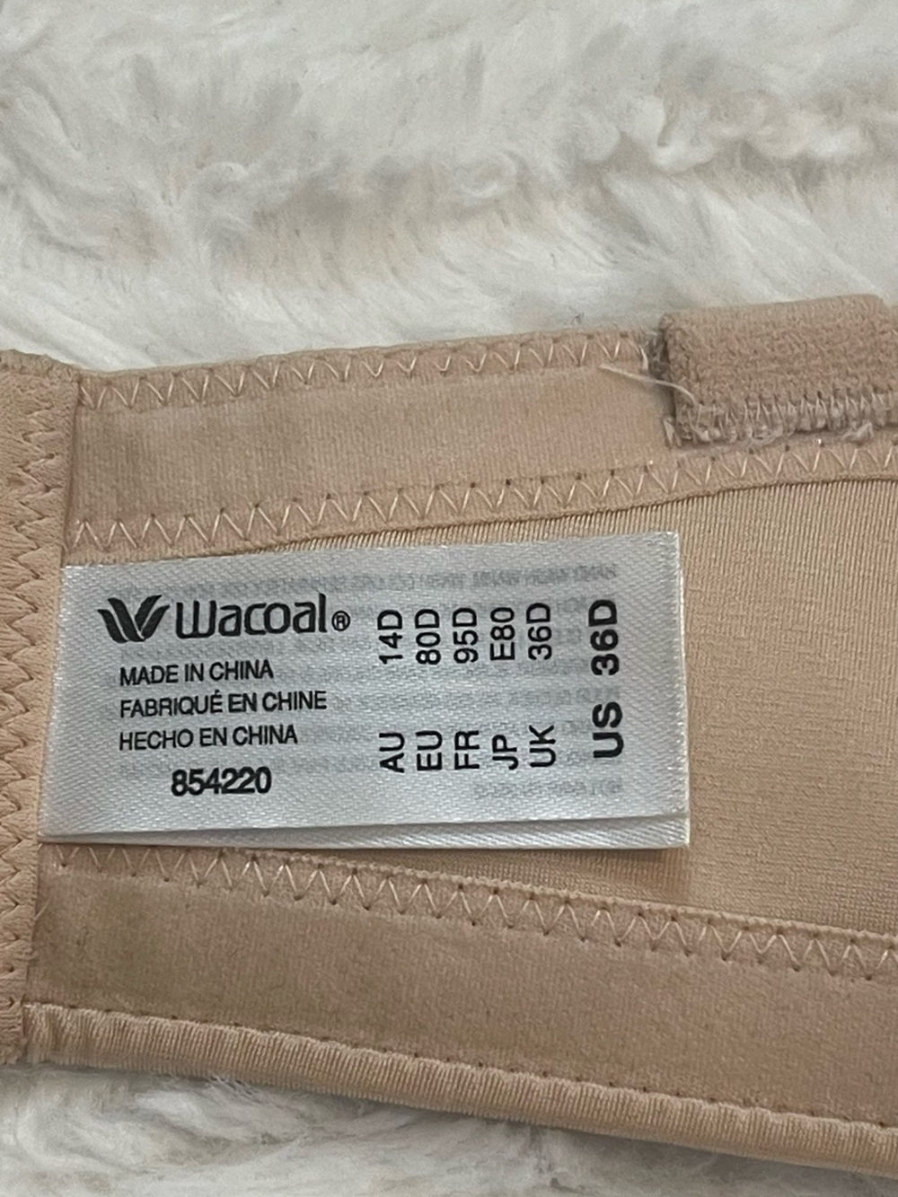 Wacoal Strapless Amazing Assets 36D Bra - Picture 6 of 13